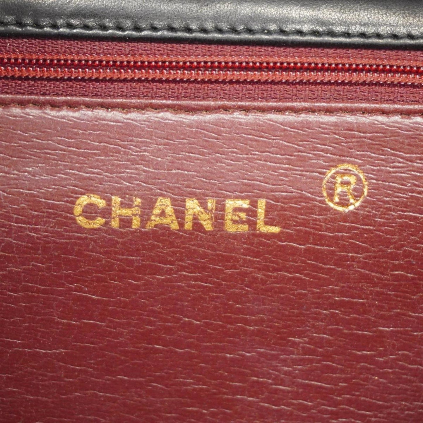 Chanel Shoulder Bag Matelasse Chain Lambskin Black Women's