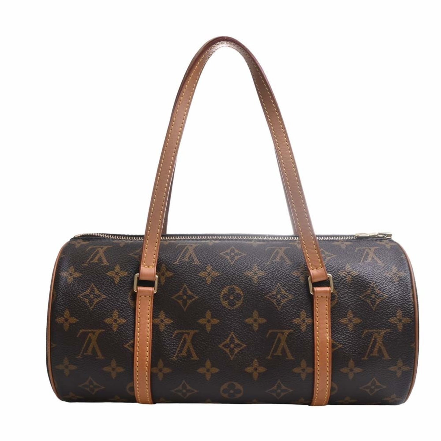 LOUIS VUITTON Monogram Papillon 30 Shoulder Bag M51385 Brown Women's