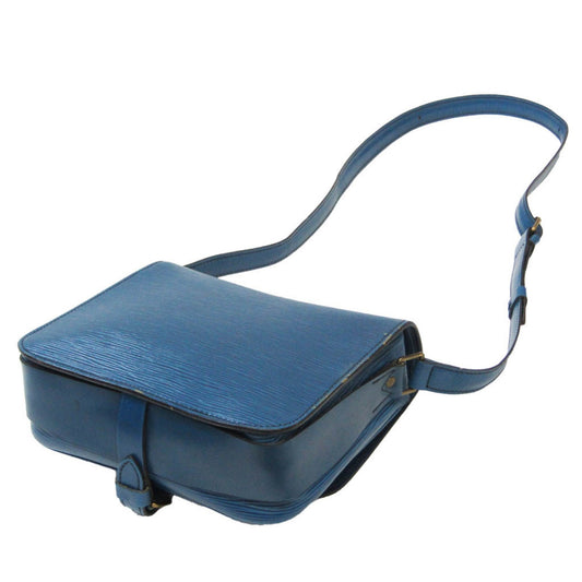 LOUIS VUITTON Epi Cartouchiere Women's Shoulder Bag Toledo Blue