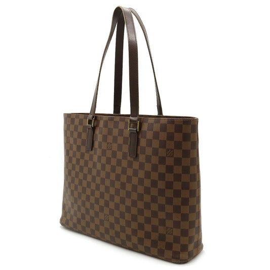 LOUIS VUITTON Damier Luco Tote Bag Shoulder Special Order SP Initial N51156