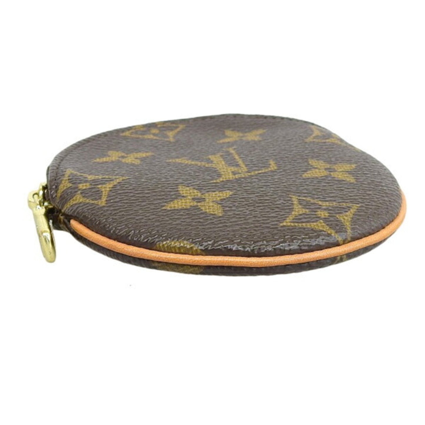 LOUIS VUITTON Monogram Portomone Long Coin Case M61926 Brown Women's