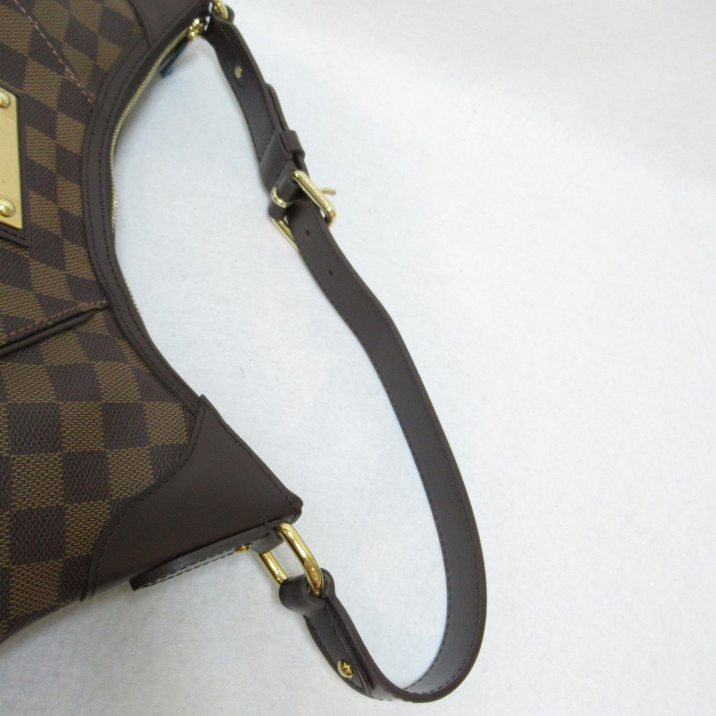 LOUIS VUITTON Thames GM Shoulder Bag Brown Ebene Damier PVC coated canvas N48181