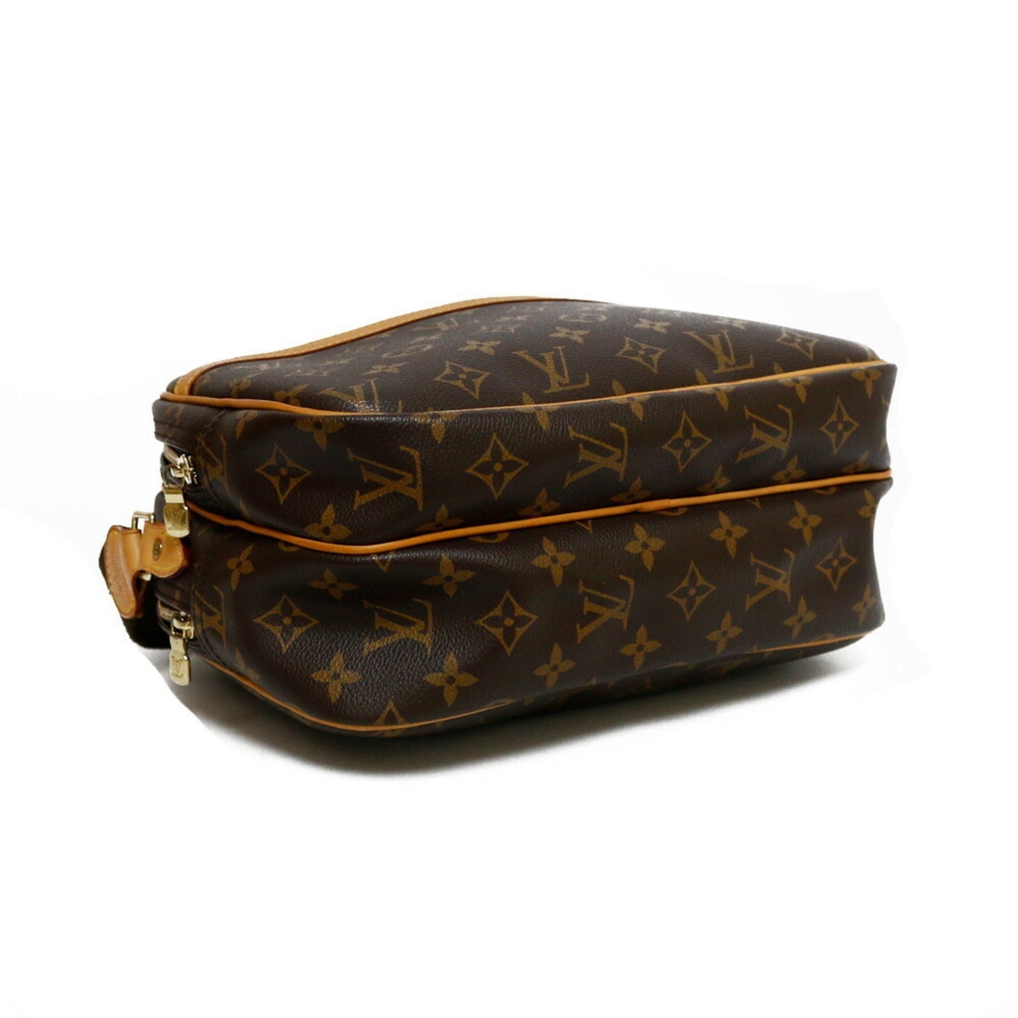 LOUIS VUITTON Shoulder Bag Monogram Reporter PM Brown Women's Leather