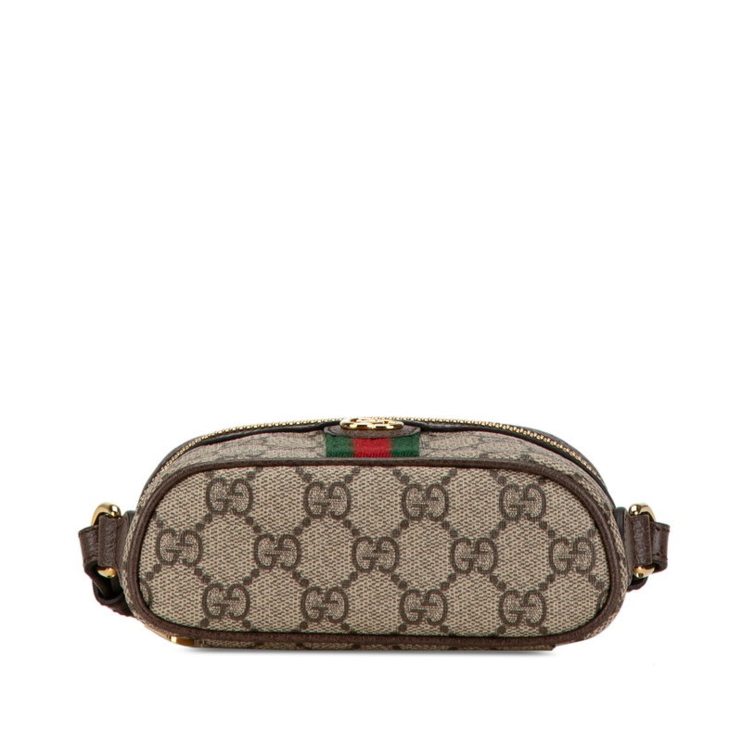 Gucci Beige Brown Pvc Leather Handbag Shoulder Bag