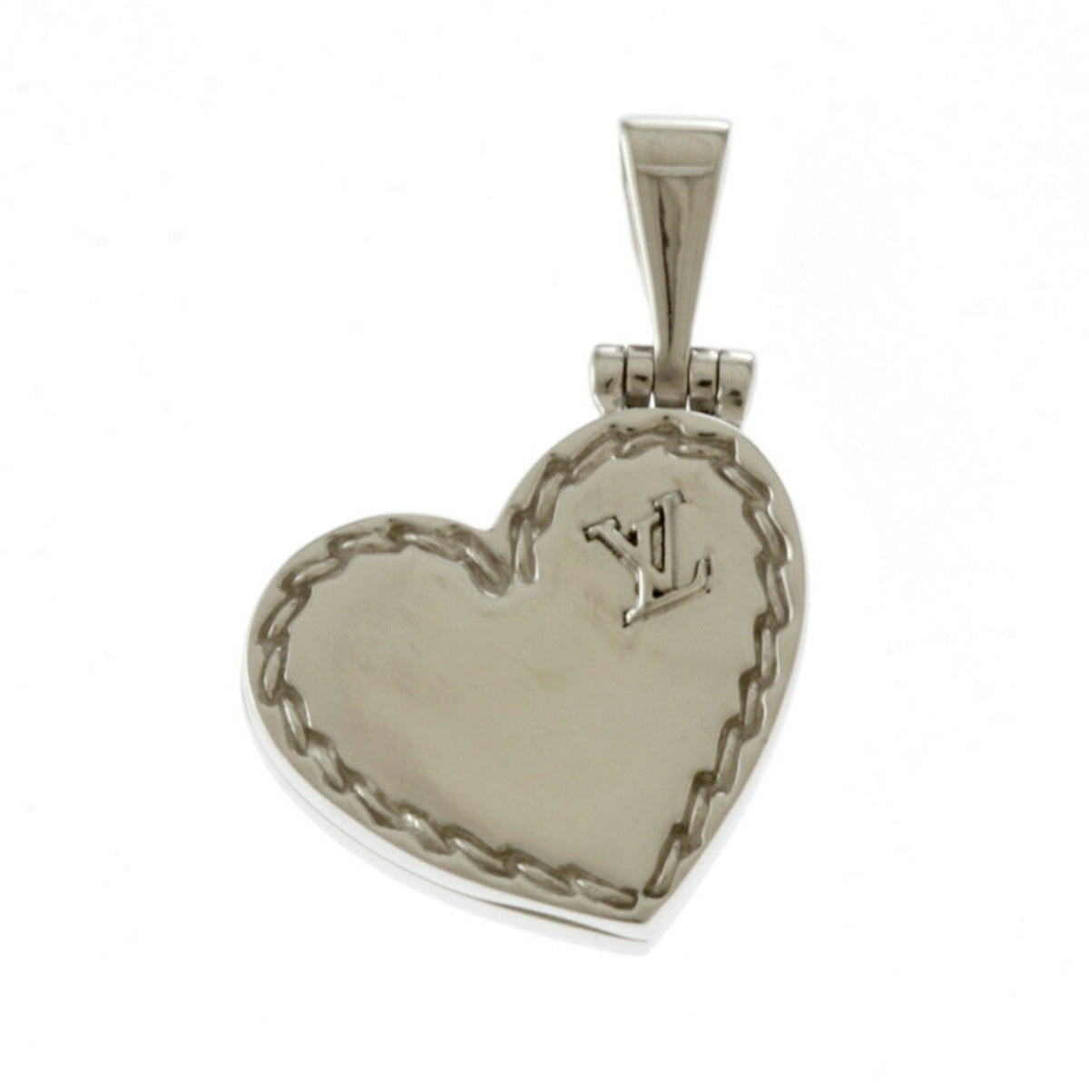 LOUIS VUITTON Pendantif Cool Heart Pendant Top K18 White Gold Women's