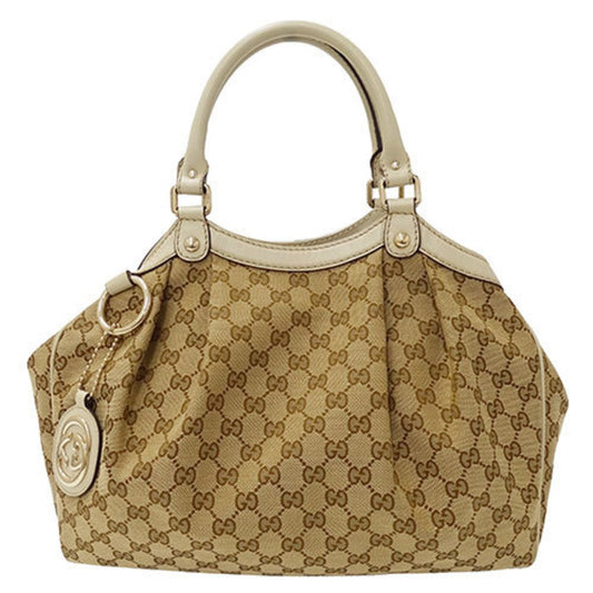 Gucci Gg Canvas Beige Gg Canvas Tote Bag ()