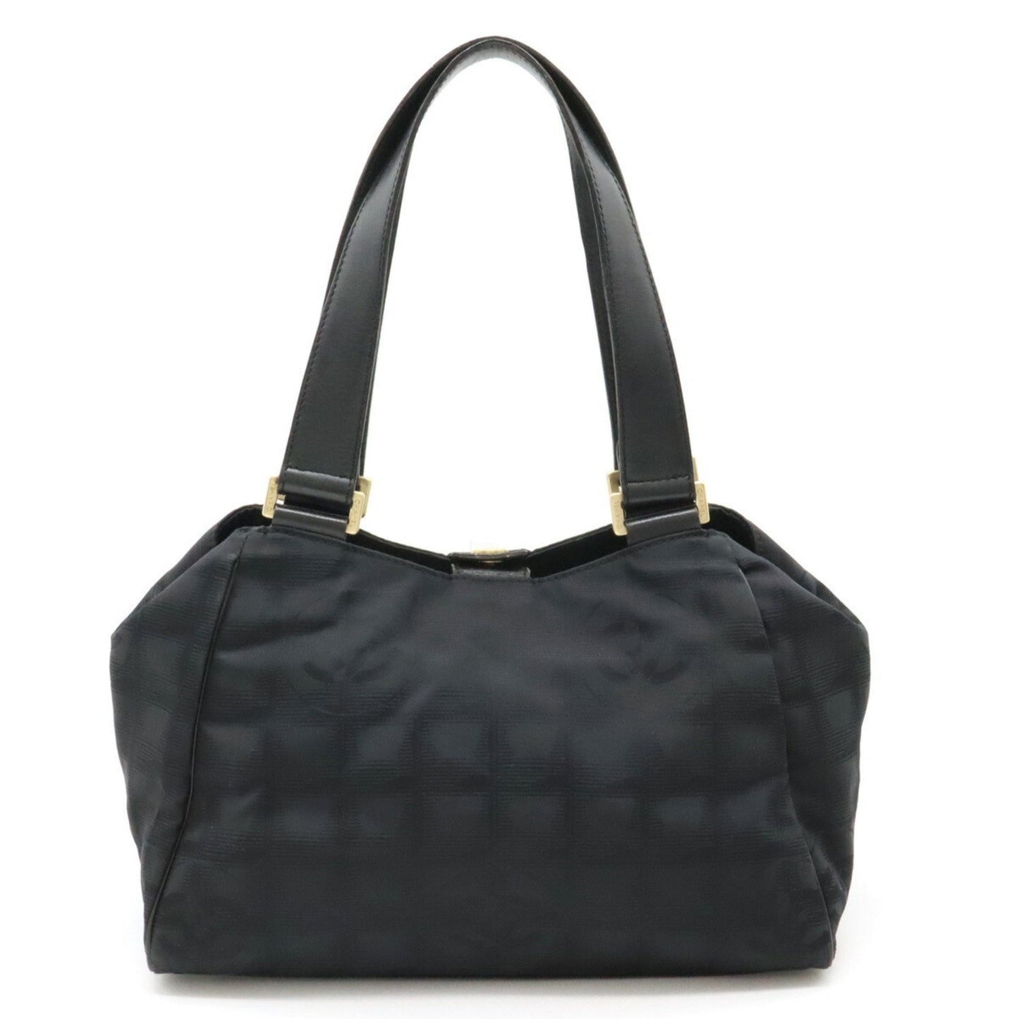 CHANEL New Travel Line Tote Bag Handbag Shoulder Black A20518