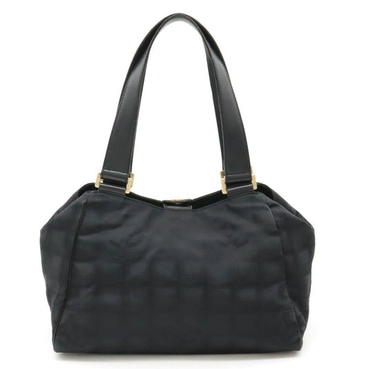 CHANEL New Travel Line Tote Bag Handbag Shoulder Black A20518