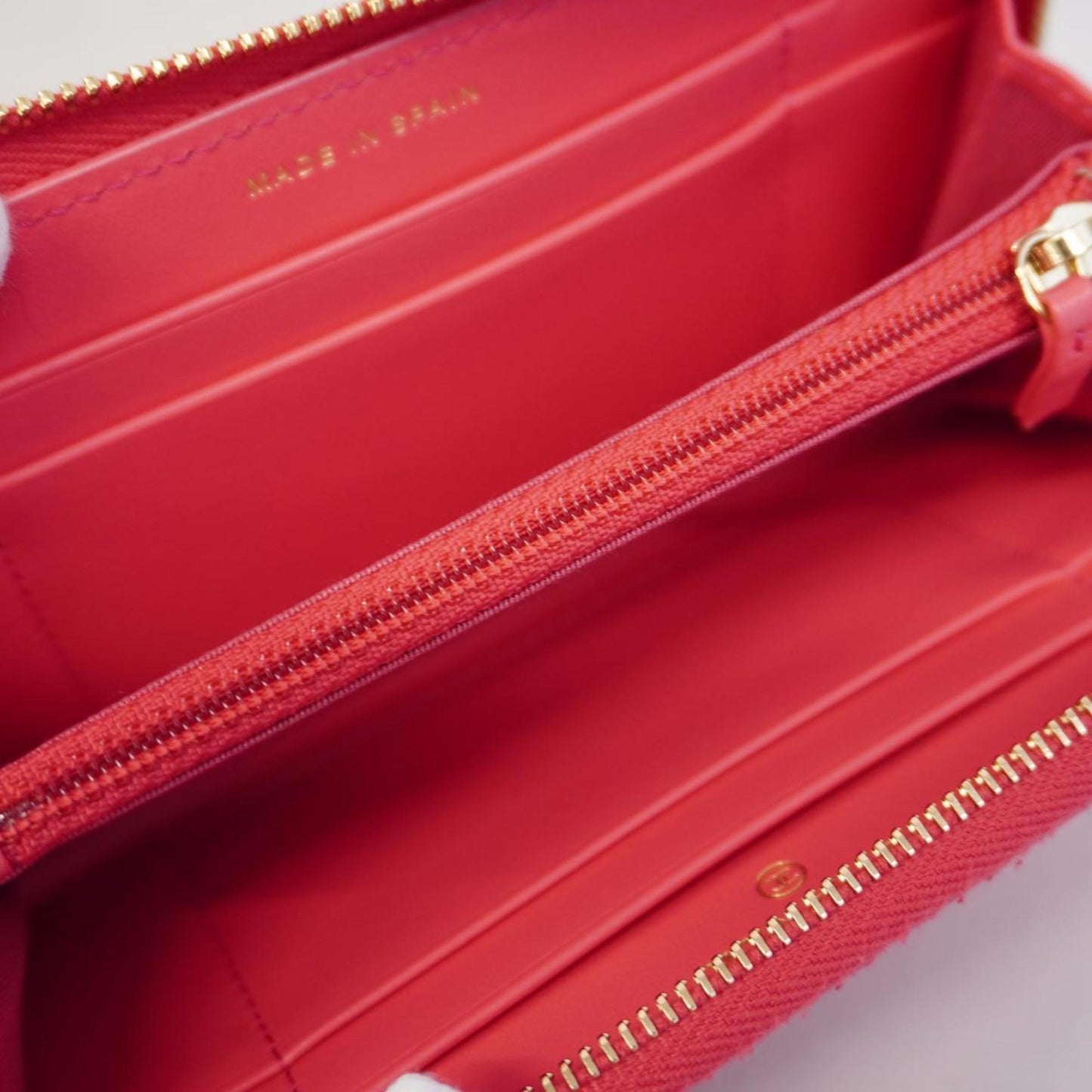 Chanel Wallet 19 Lambskin Pink Women's