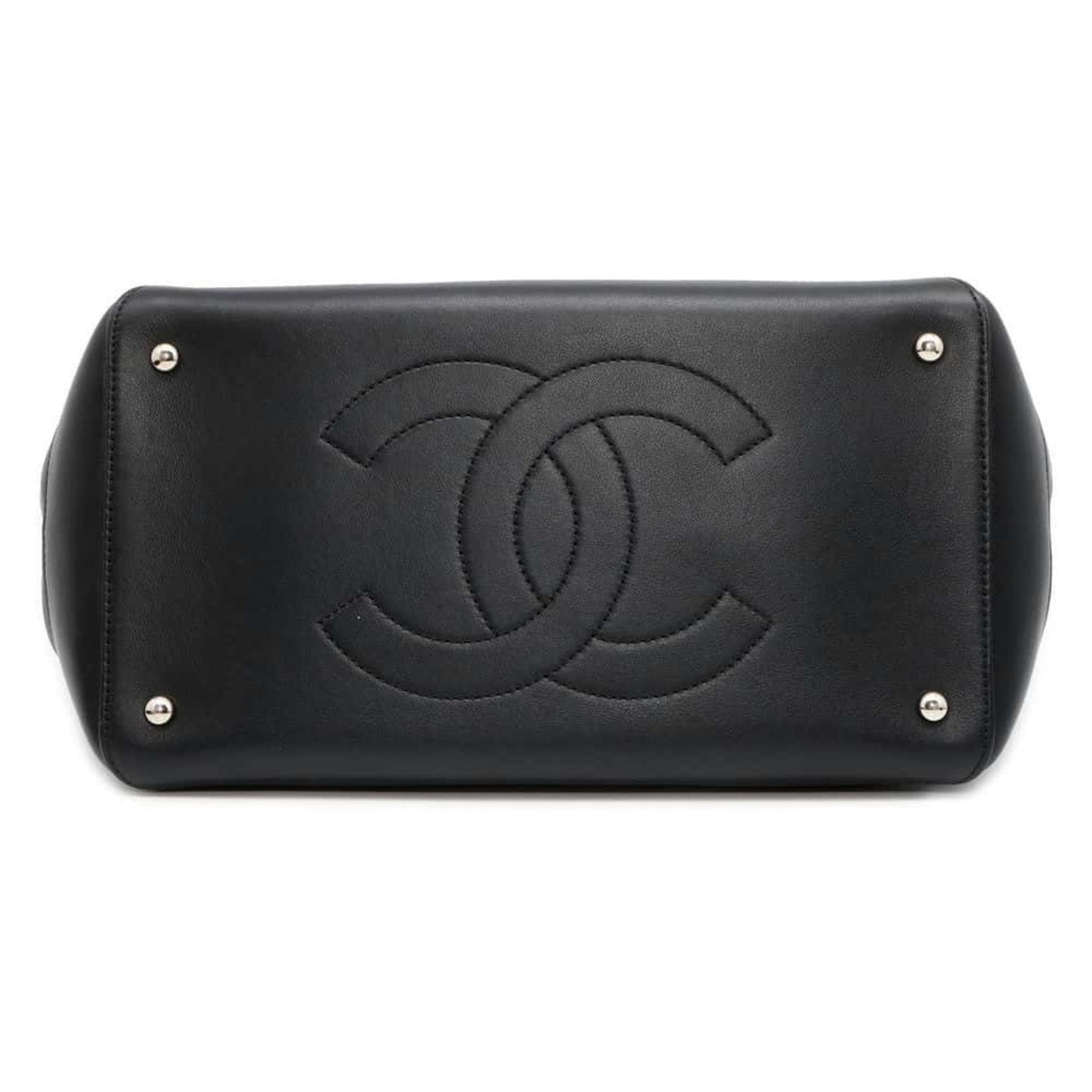 Chanel Chain Tote Bag Matelasse Coco Mark CHANEL Shoulder Black