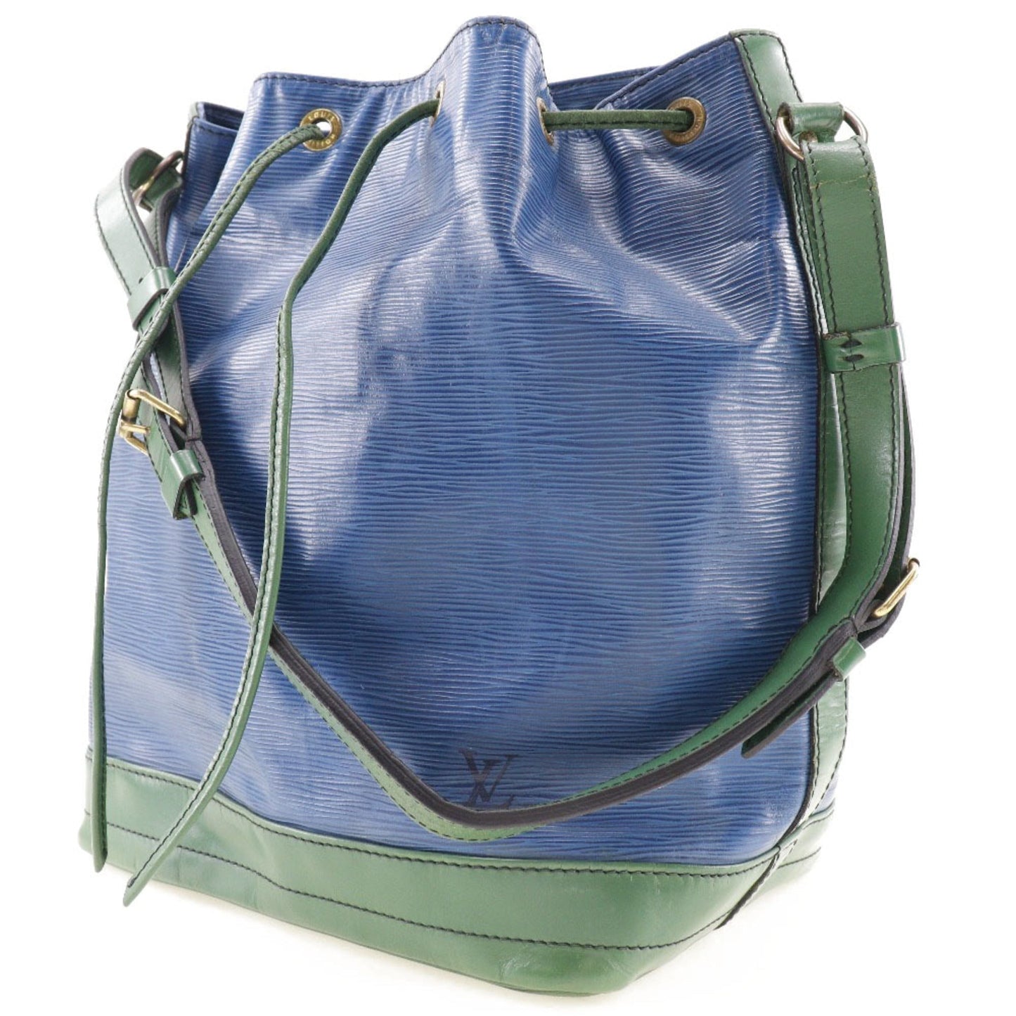 LOUIS VUITTON Noe Bicolor M44044 Epi Leather Toledo Blue x Borneo Green Blue/Green VI1921 Women's Shoulder Bag