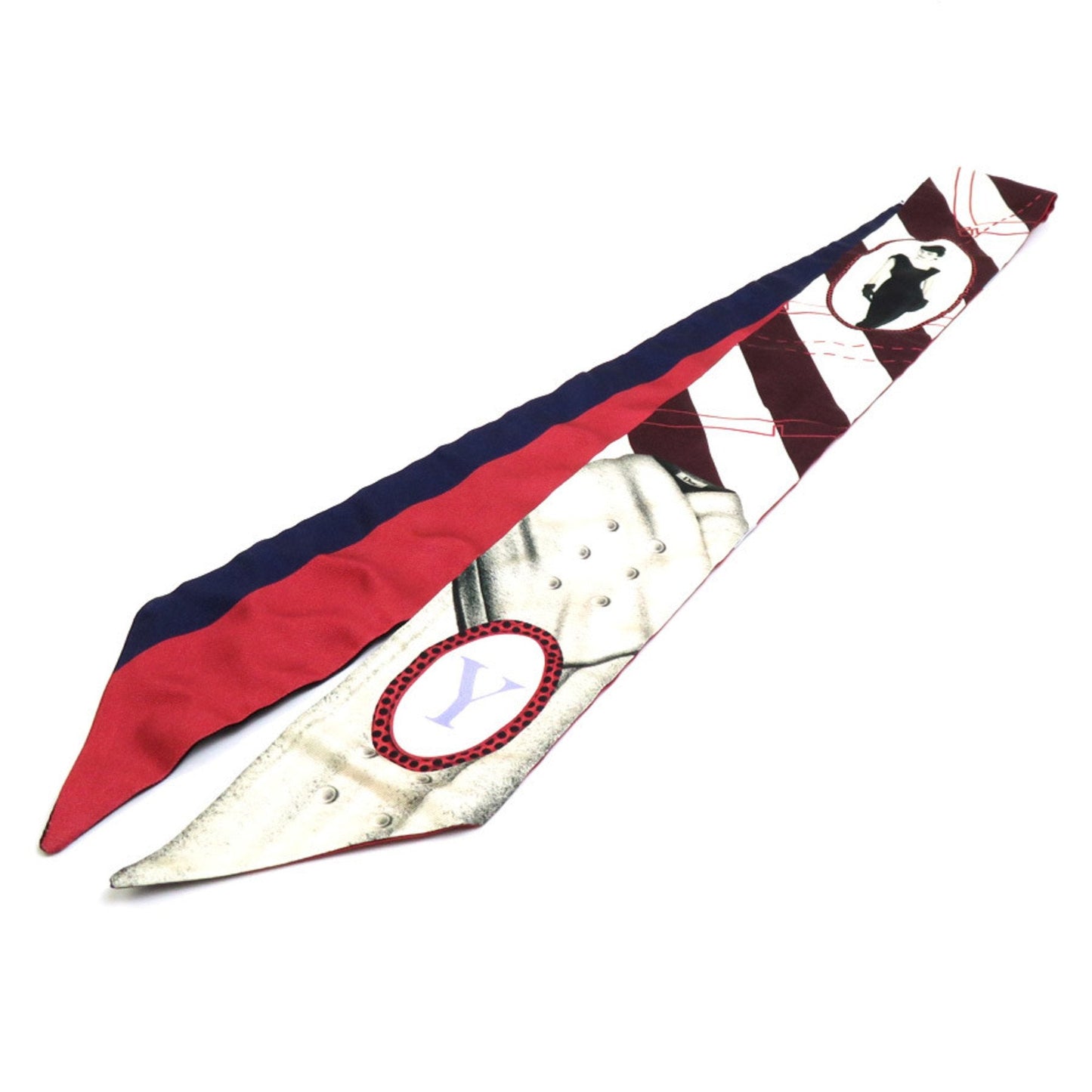 CHRISTIAN DIOR Scarf Ribbon Silk Multicolor Ladies