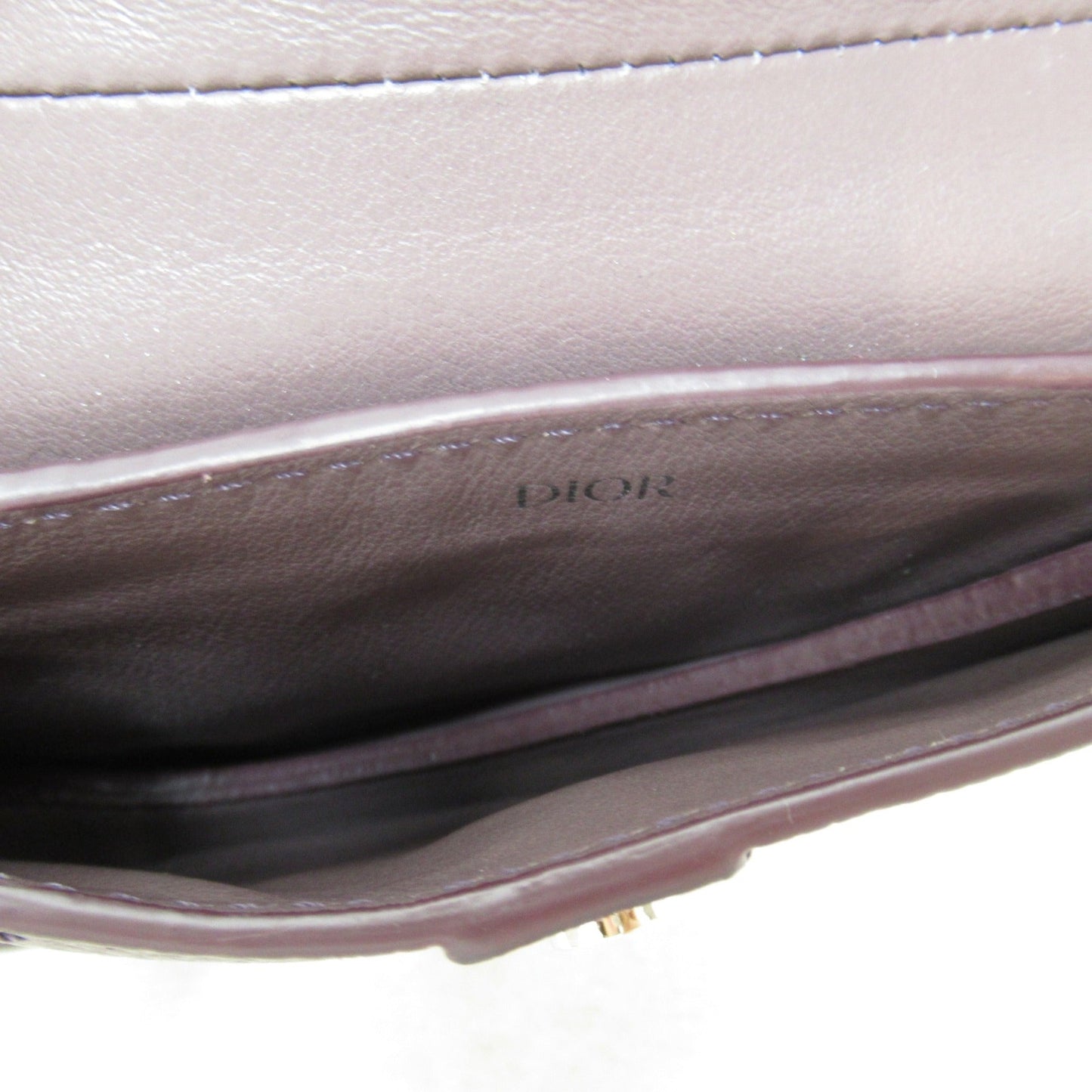 Dior Saddle pouch Purple leather