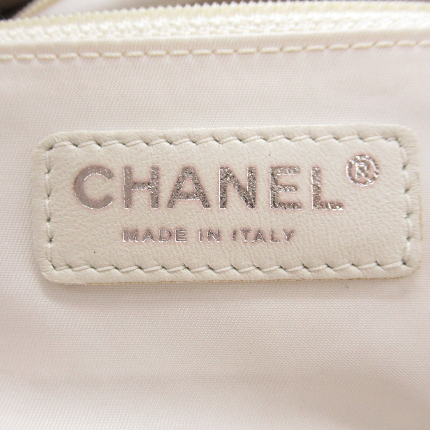 CHANEL Paris Biarritz Tote PM Tote Bag Gold canvas Coated canvas