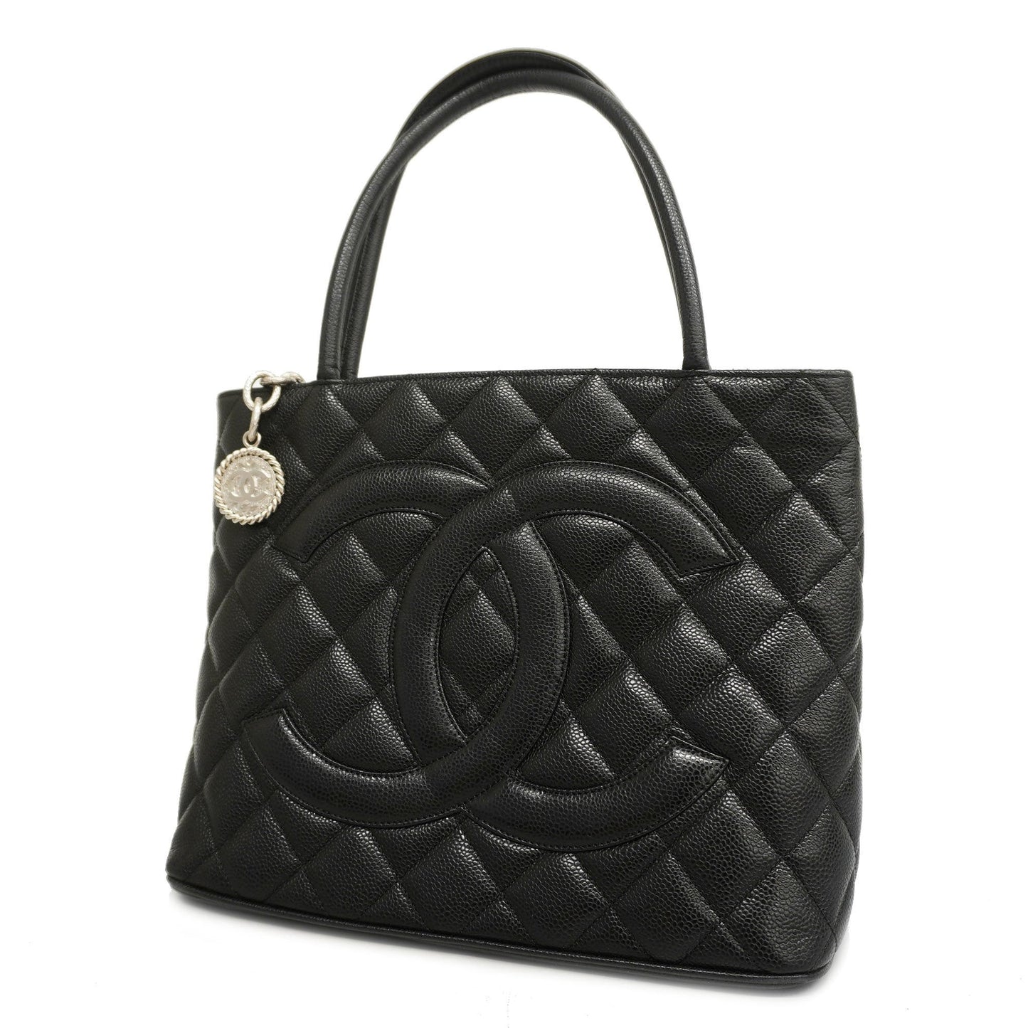 ChanelAuth  Reprint Tote Women's Caviar Leather Tote Bag Black