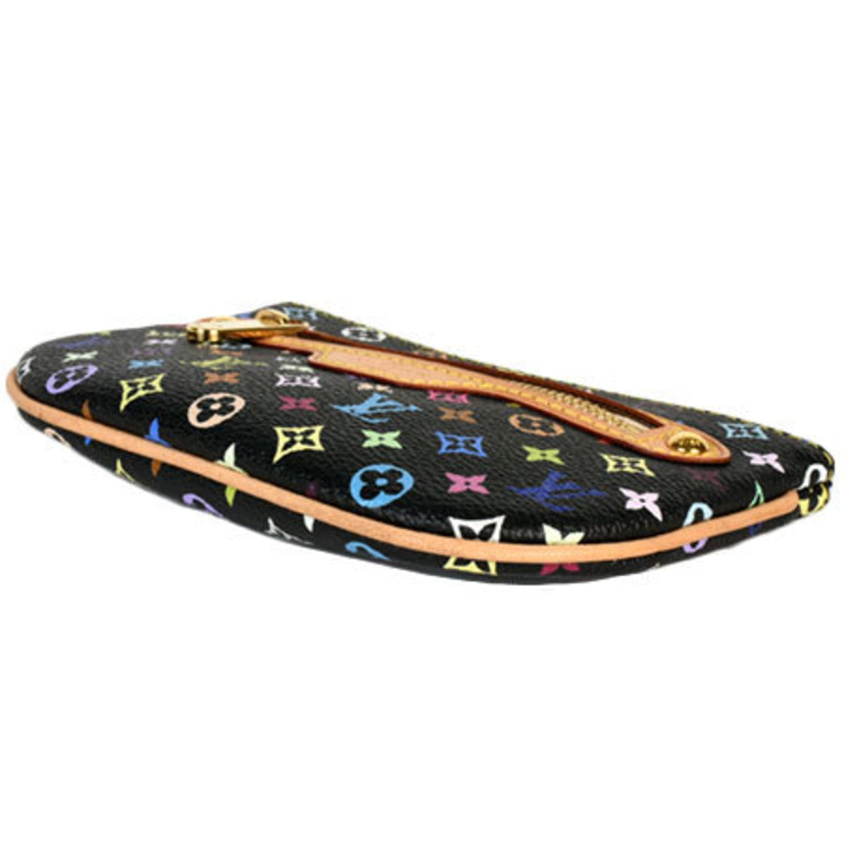 Louis Vuitton Pochette MM Monogram Multicolor Noir M60031 Pouch