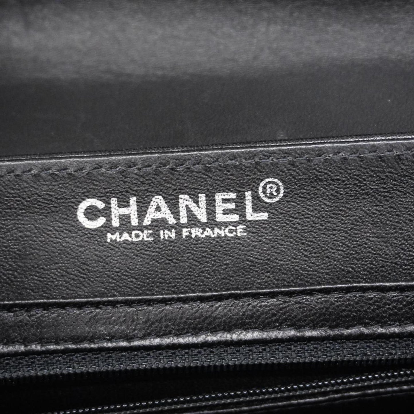 Chanel Shoulder Bag 2.55 Chain Lambskin Black Women's
