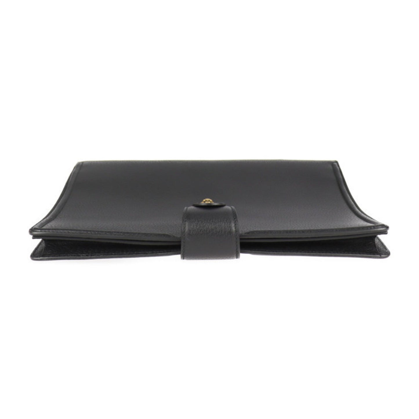 Gucci Black Leather Clutch Bag Handbag Tote Bag