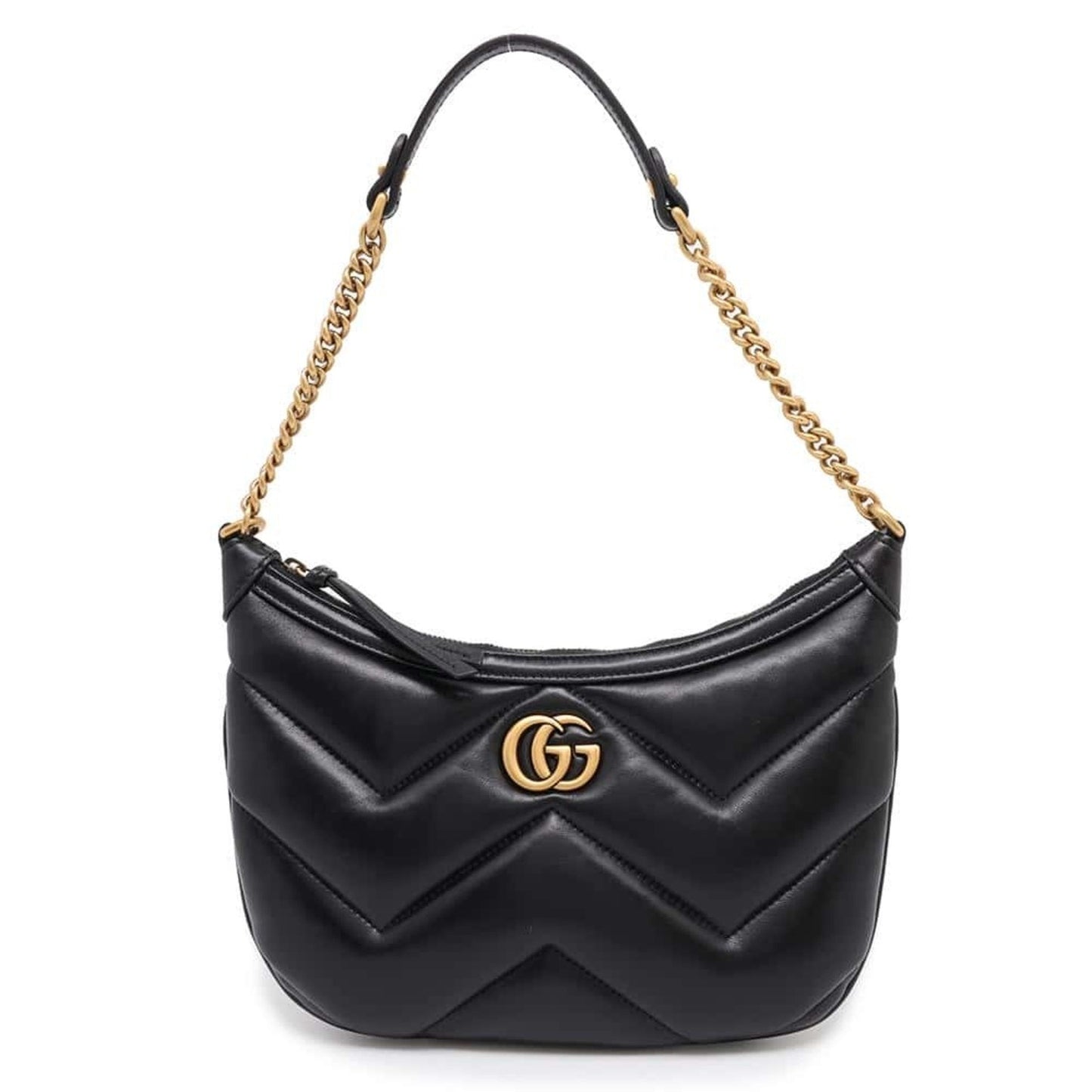 Gucci Black Leather Shoulder Bag ()