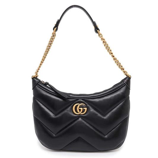 Gucci Black Leather Shoulder Bag ()