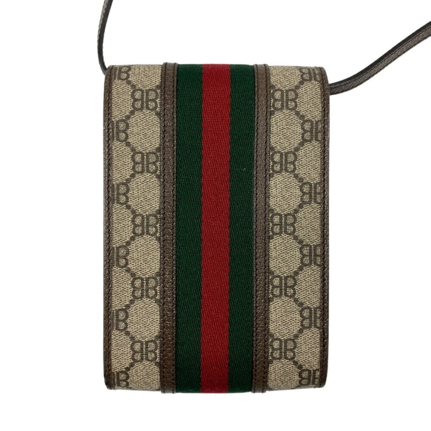 Gucci Brown Pvc Leather Shoulder Bag