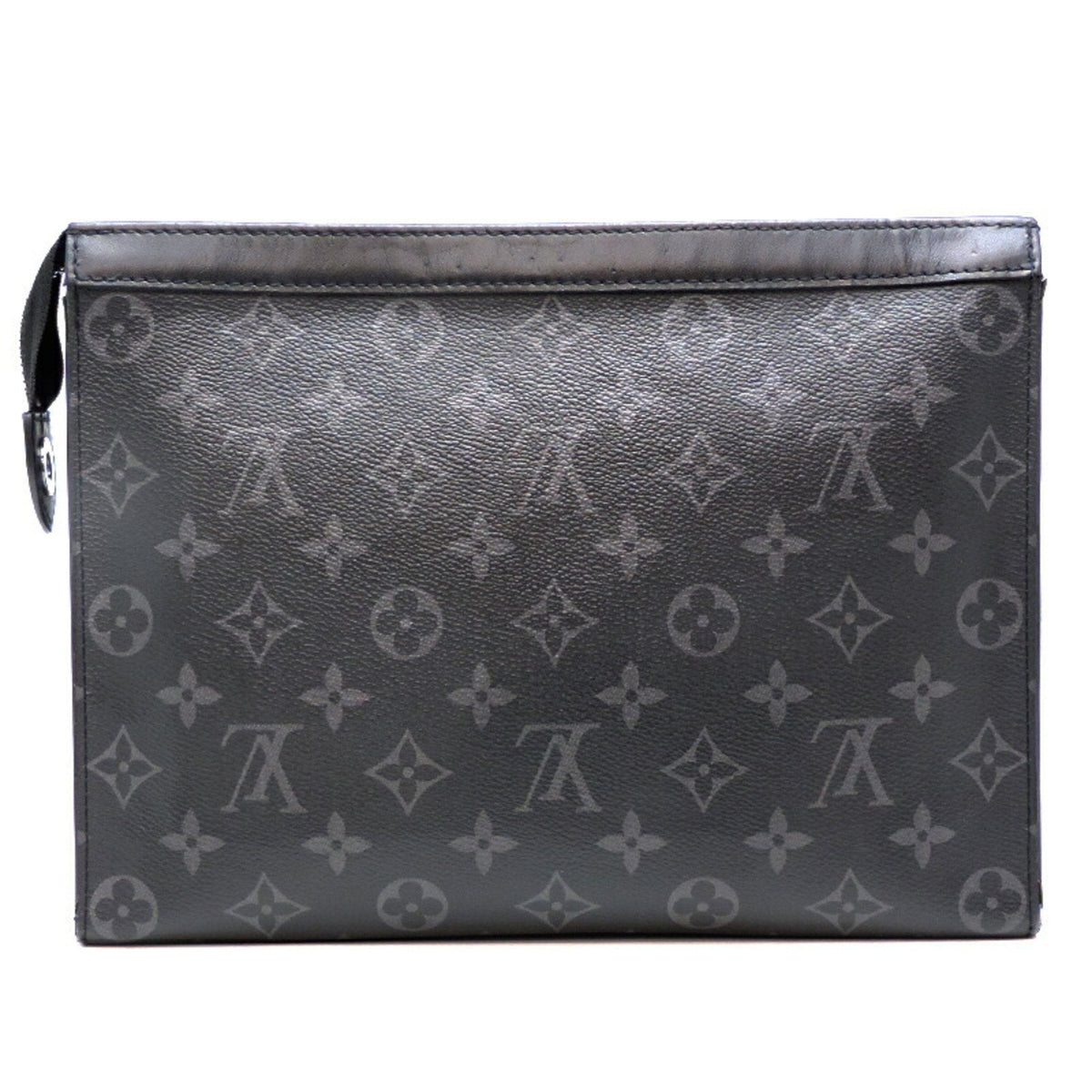LOUIS VUITTON Pochette Voyage MM Men's Second Bag M61692 Monogram Eclipse Noir [Black]