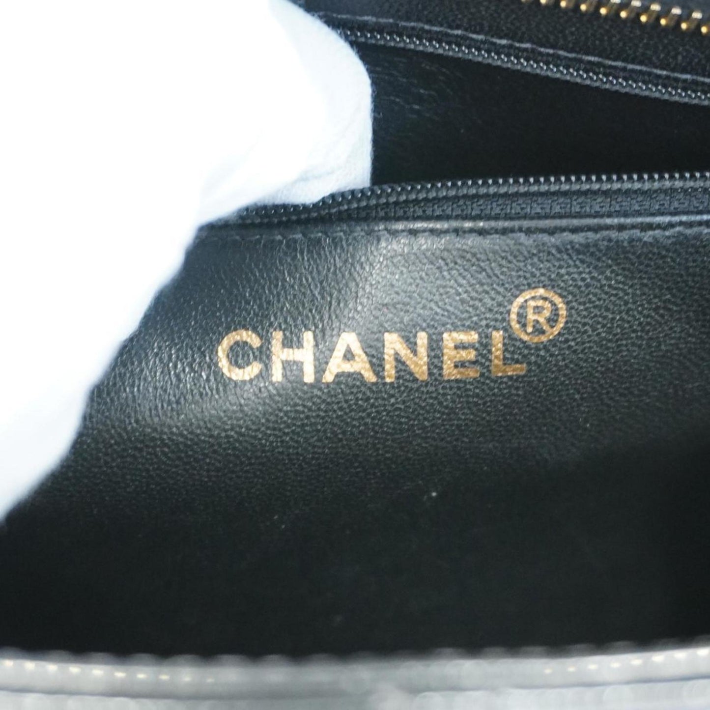 Chanel Tote Bag, Reproduction Tote, Patent Leather, Black, Women's