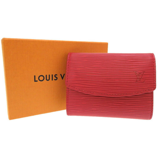 LOUIS VUITTON Epi Portomone Sampur Castilian Red M63417 Coin Case Purse Wallet