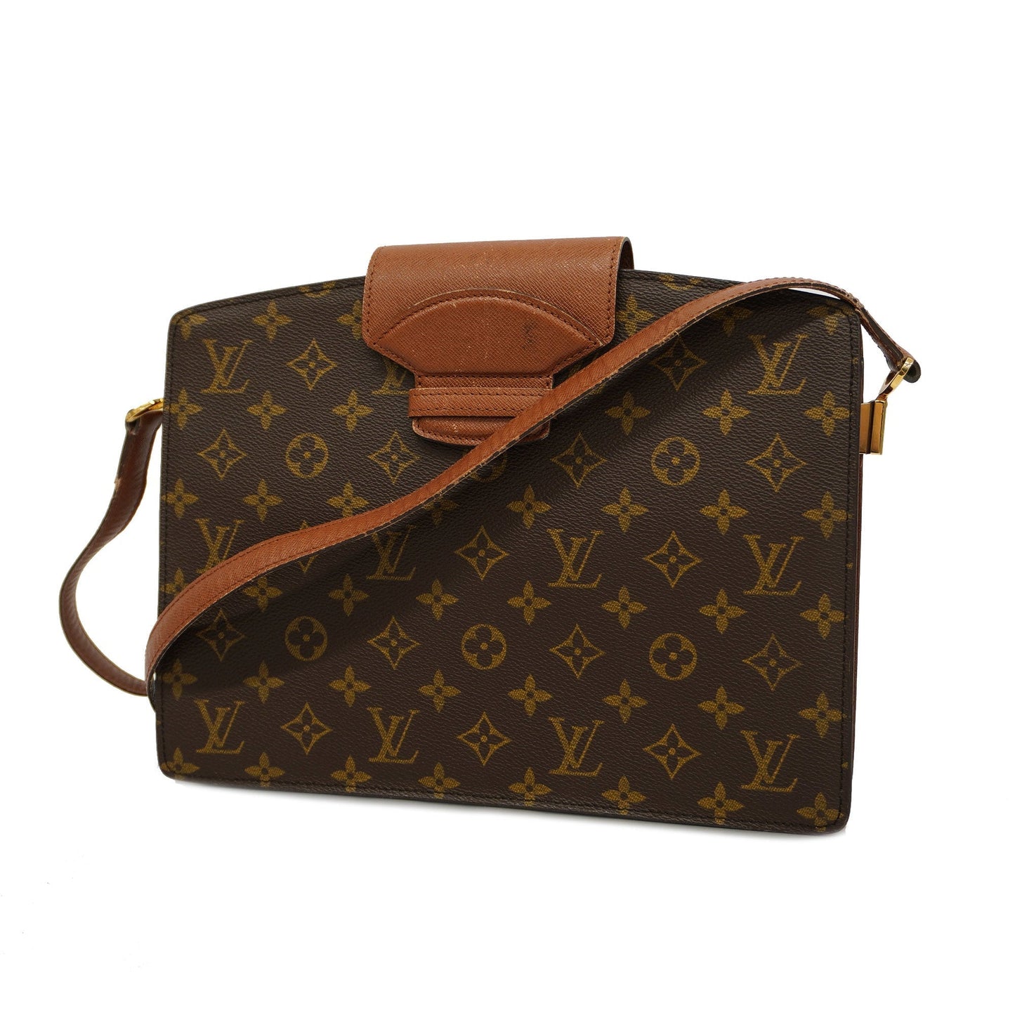 LOUIS VUITTONAuth  Monogram Courcelles M51375 Women's Shoulder Bag