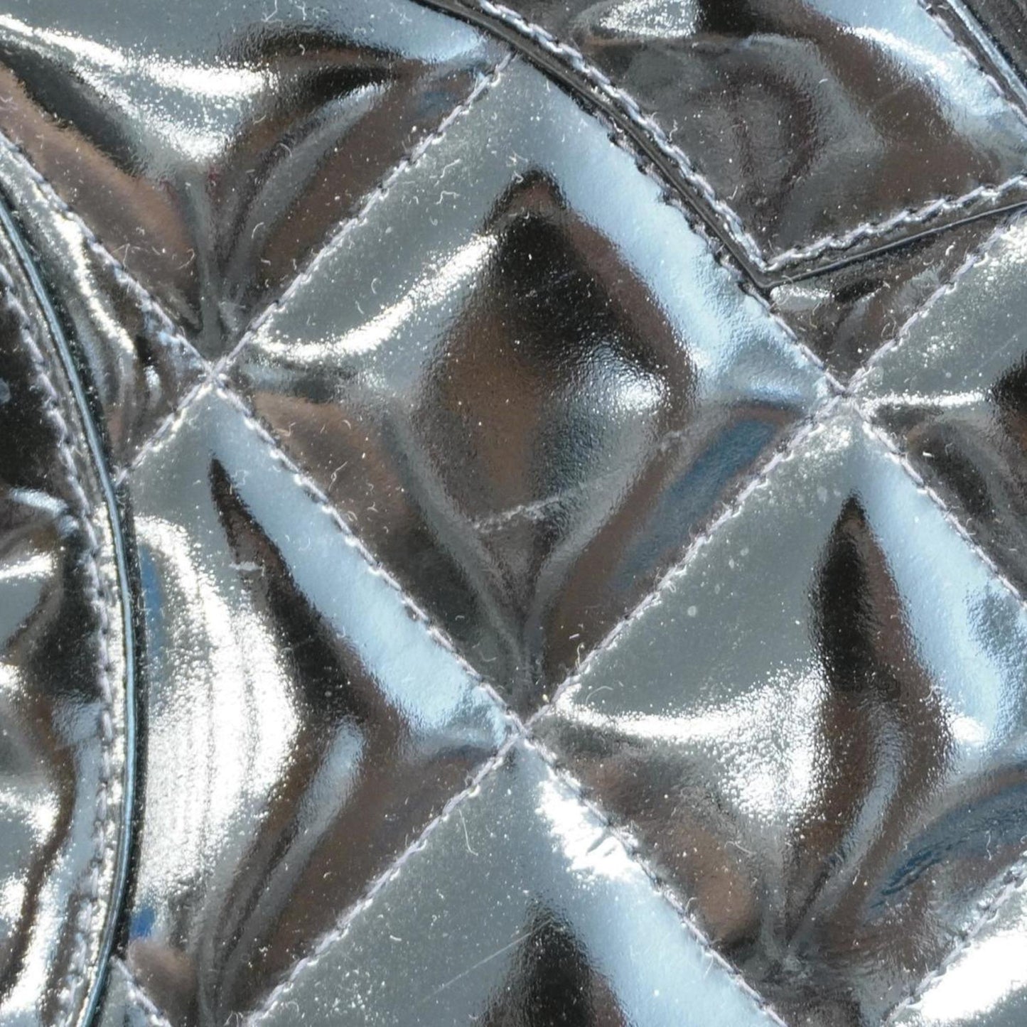 Chanel Tote Bag, Reproduction Tote, Patent Leather, Black, Women's