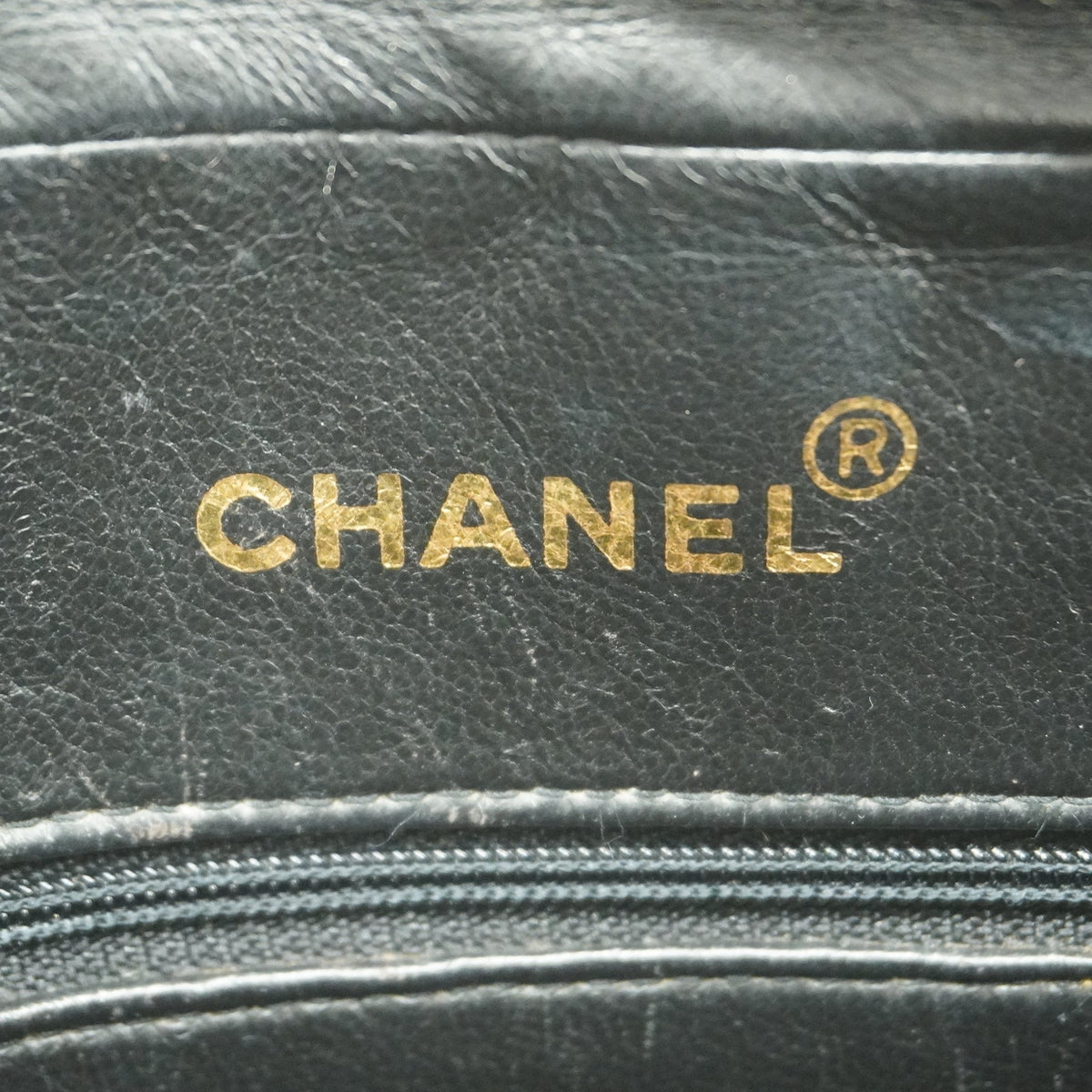 ChanelAuth  Matelasse Chain Shoulder With Fringes Women's Leather Black
