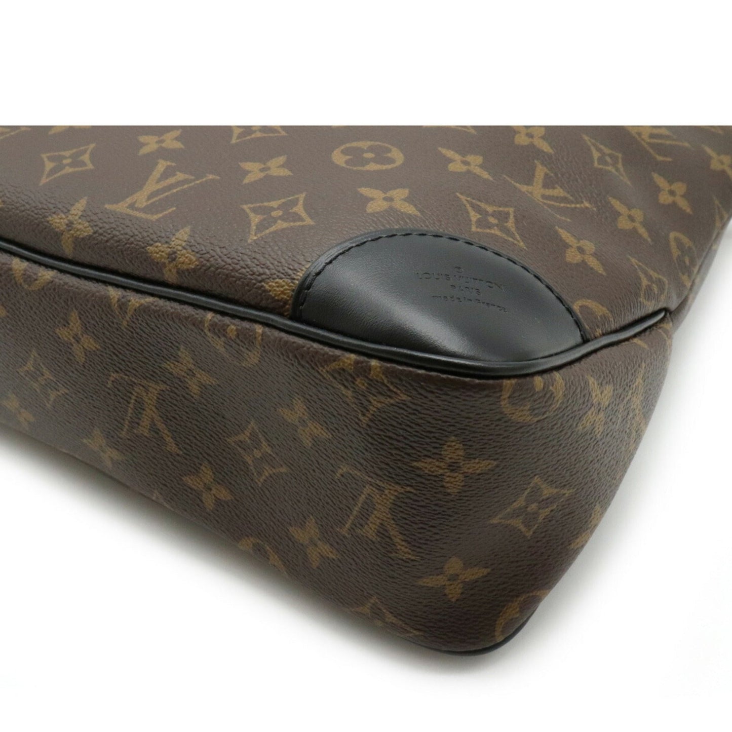 Louis Vuitton Monogram Odeon NM MM Shoulder Bag Leather Noir Black M45352