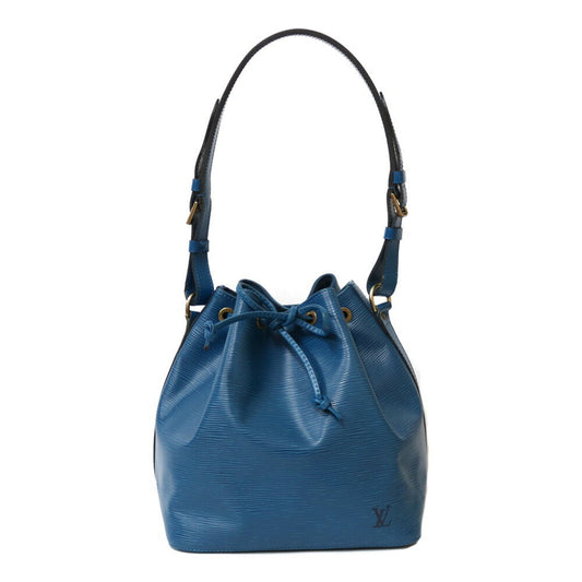 LOUIS VUITTON Shoulder Bag Epi Petit Noe M44105 Blue Toledo Ladies Leather
