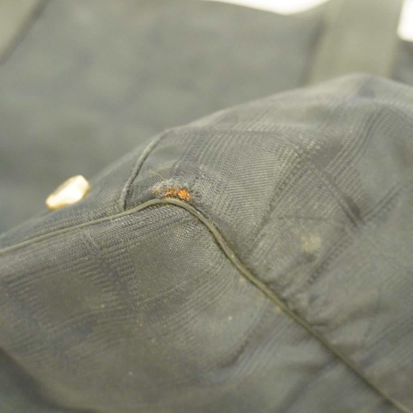 Chanel Tote Bag New Travel Nylon Black Champagne Women's