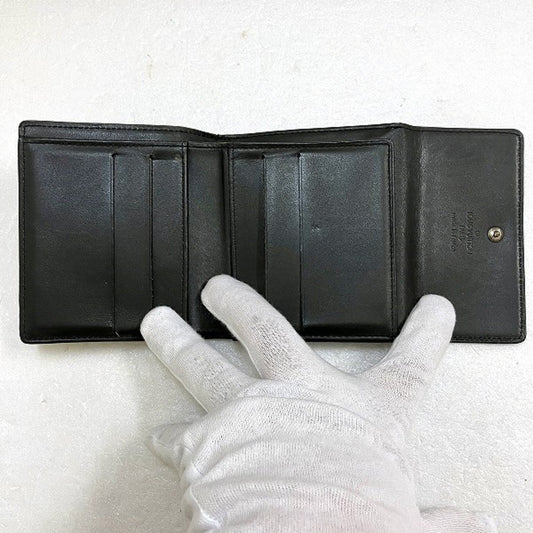 LOUIS VUITTON Mongram Matte Porto Monevier Cult Credit M65112 W Hook Bifold Wallet Unisex