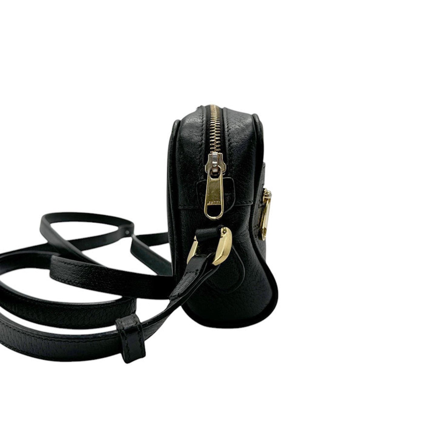 Gucci Black Leather Shoulder Bag