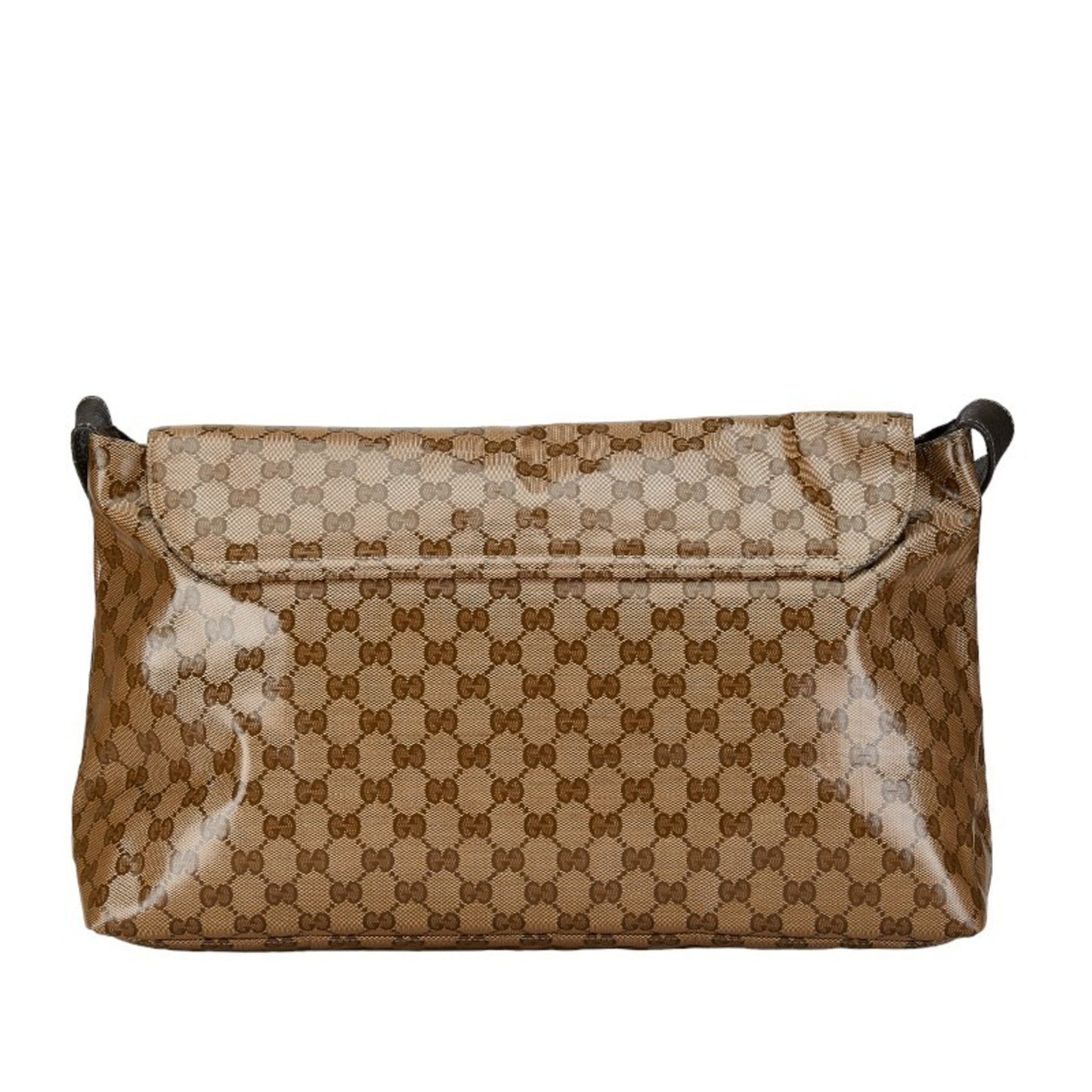 Gucci Gg Crystal Beige Leather Shoulder Bag