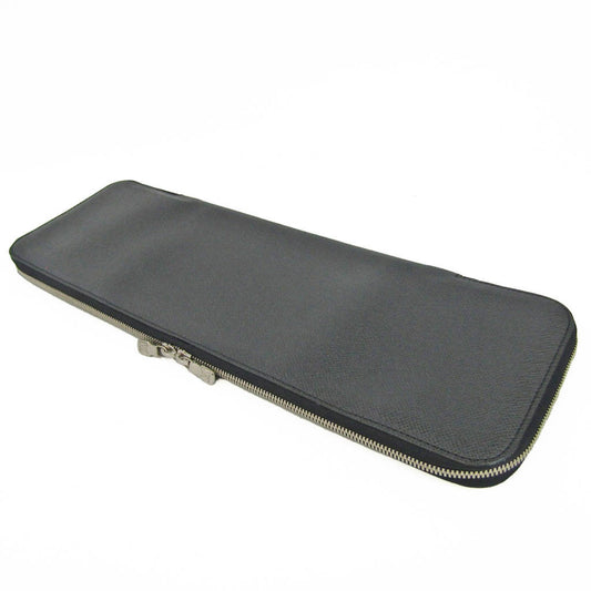 LOUIS VUITTON Etui 5 Cravat Tie Case M30302 Men's Cravat Taiga Leather Black