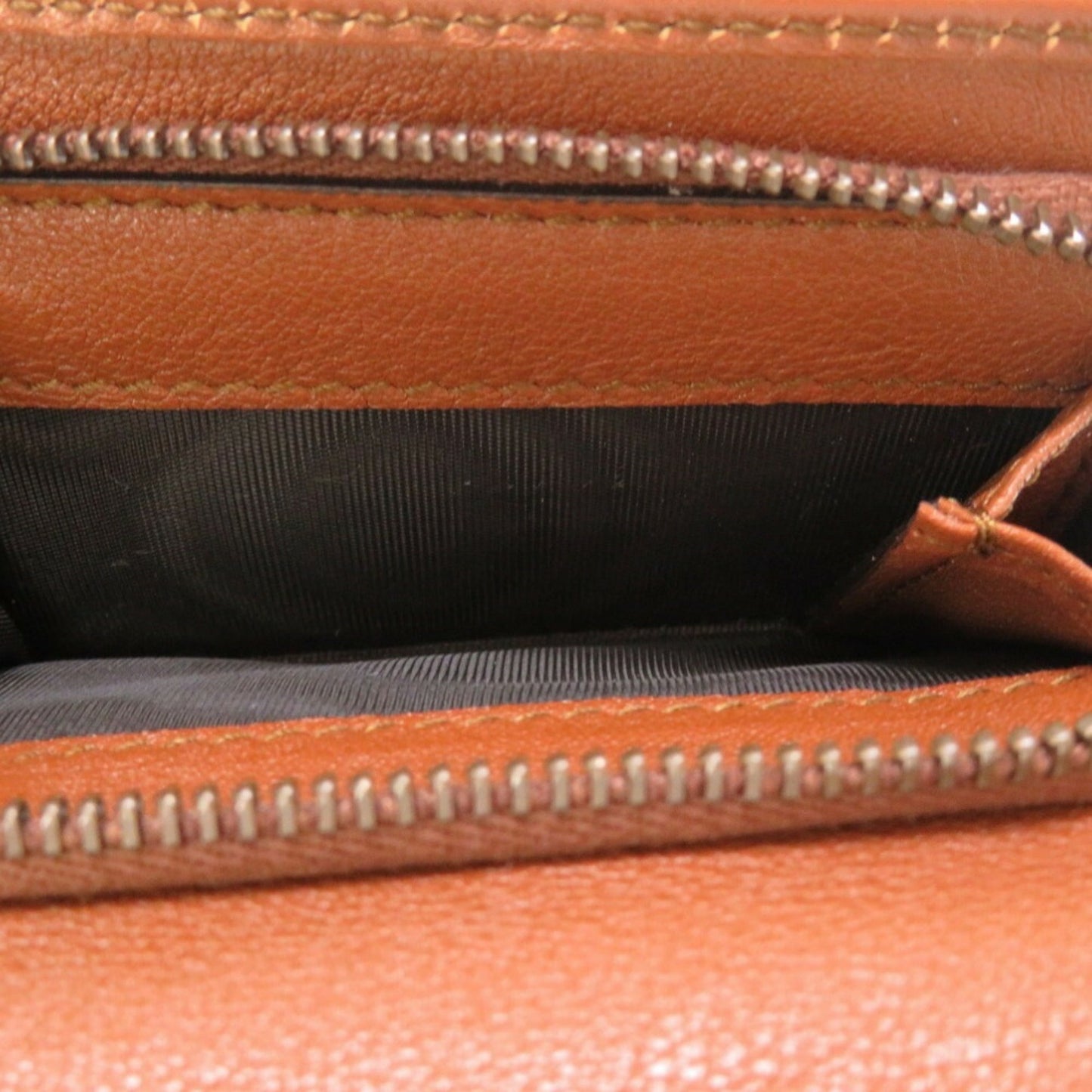 Gucci Bamboo Brown Bamboo Leather Wallet (Tri-Fold)