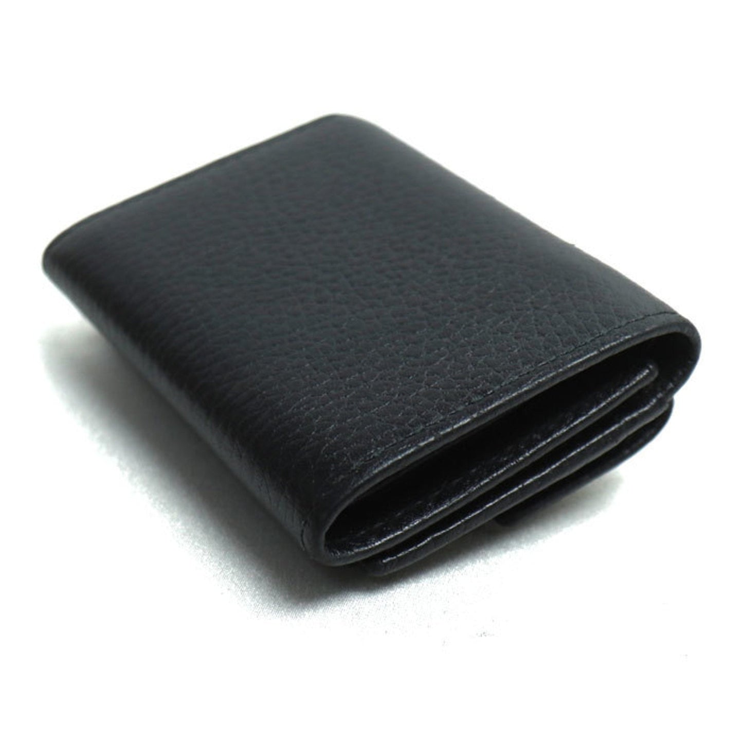 Gucci Black Leather Wallet (Tri-Fold)