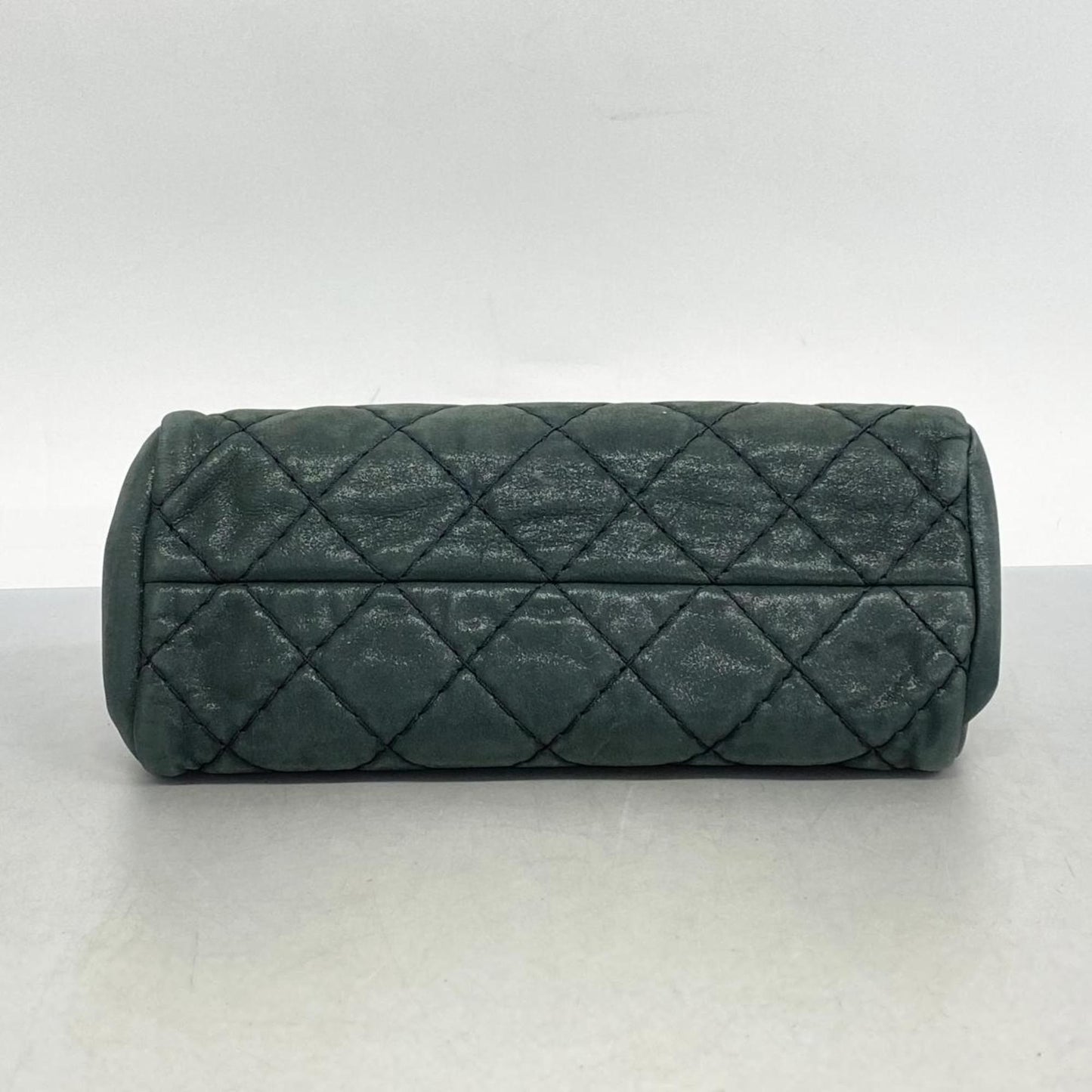 Chanel Shoulder Bag Matelasse Chain Leather Black Women's