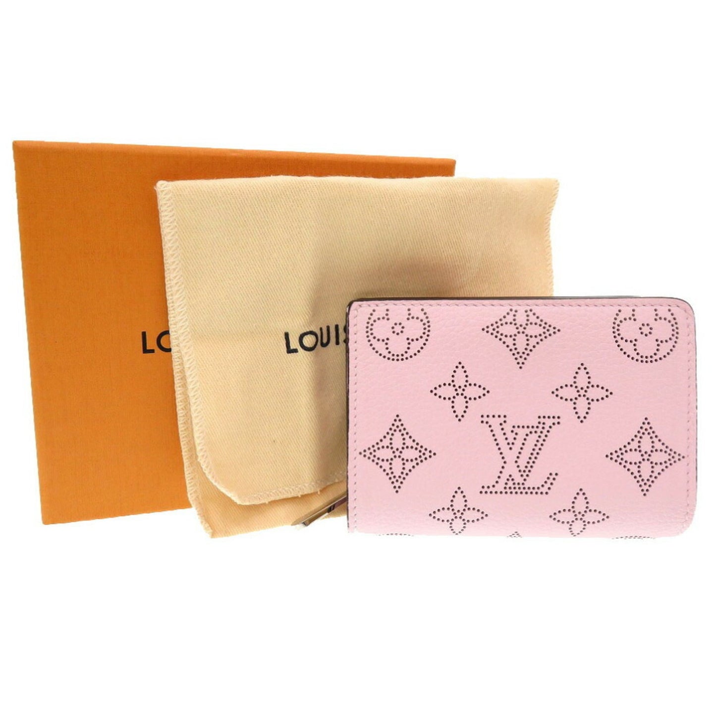 LOUIS VUITTON Monogram Mahina Portefeuille Ku Magnolia M80629 Bifold Wallet