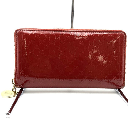 Gucci Red Color Leather Coin Purse/Coin Case ()