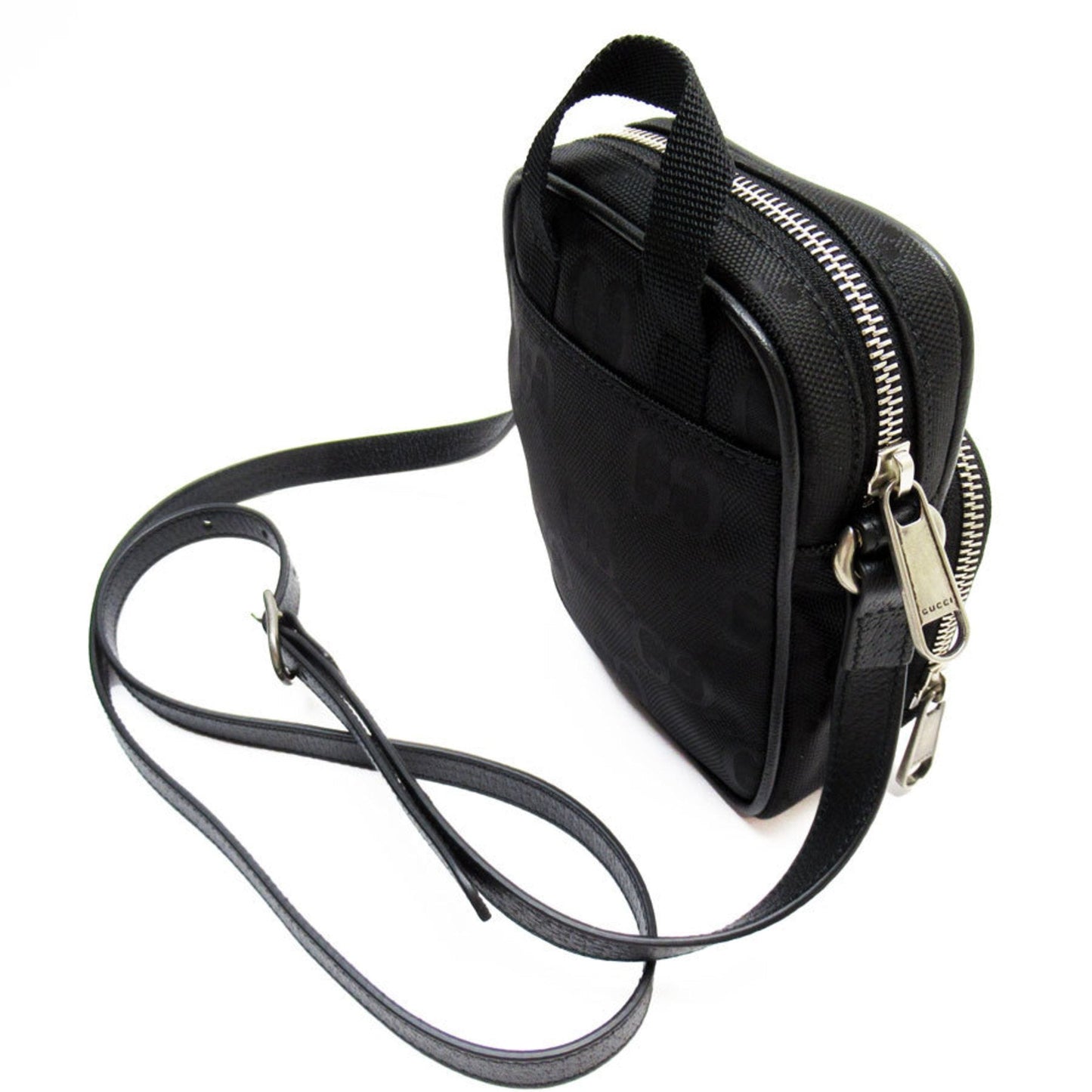 Gucci Black Canvas Shoulder Bag