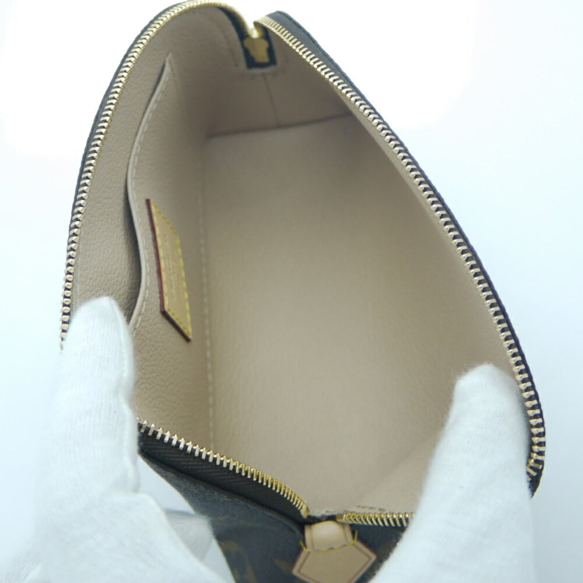 LOUIS VUITTON Pochette Tick Monogram M47515 Pouch