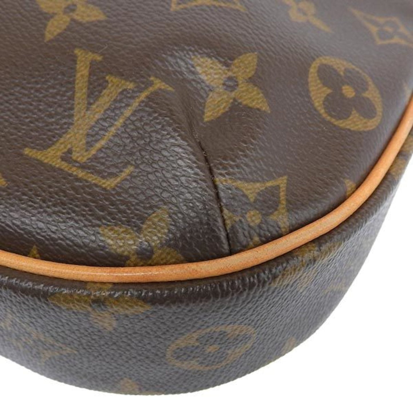 LOUIS VUITTON Monogram Odeon PM Shoulder Bag M56390 Brown Ladies