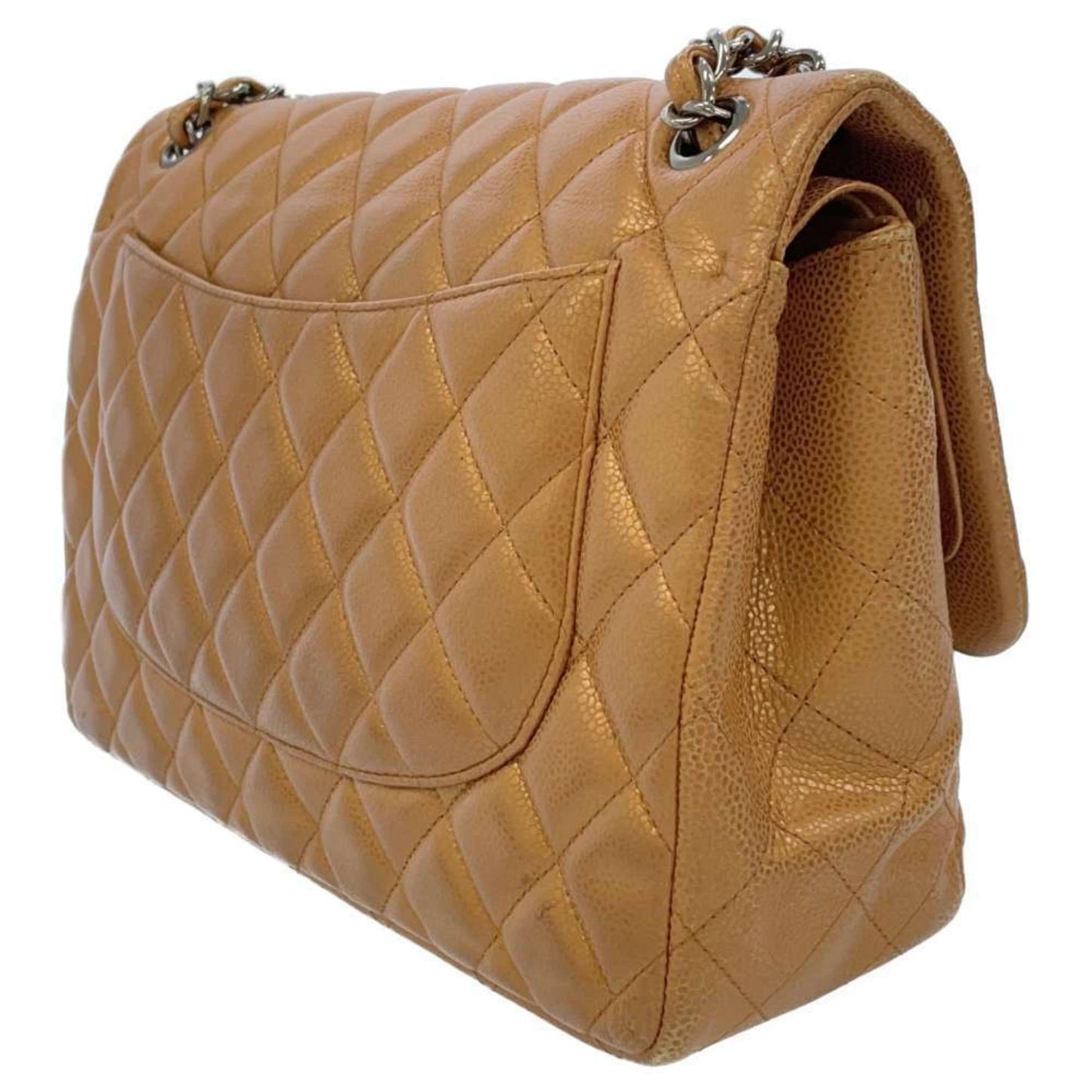 Chanel Chain Shoulder Bag Coco Mark Matelasse 30 Caviar Skin A58600 CHANEL