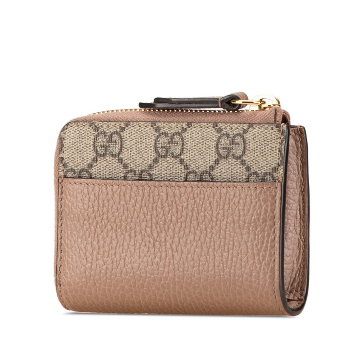 Gucci Beige Pvc Leather Wallet (Bi-Fold)