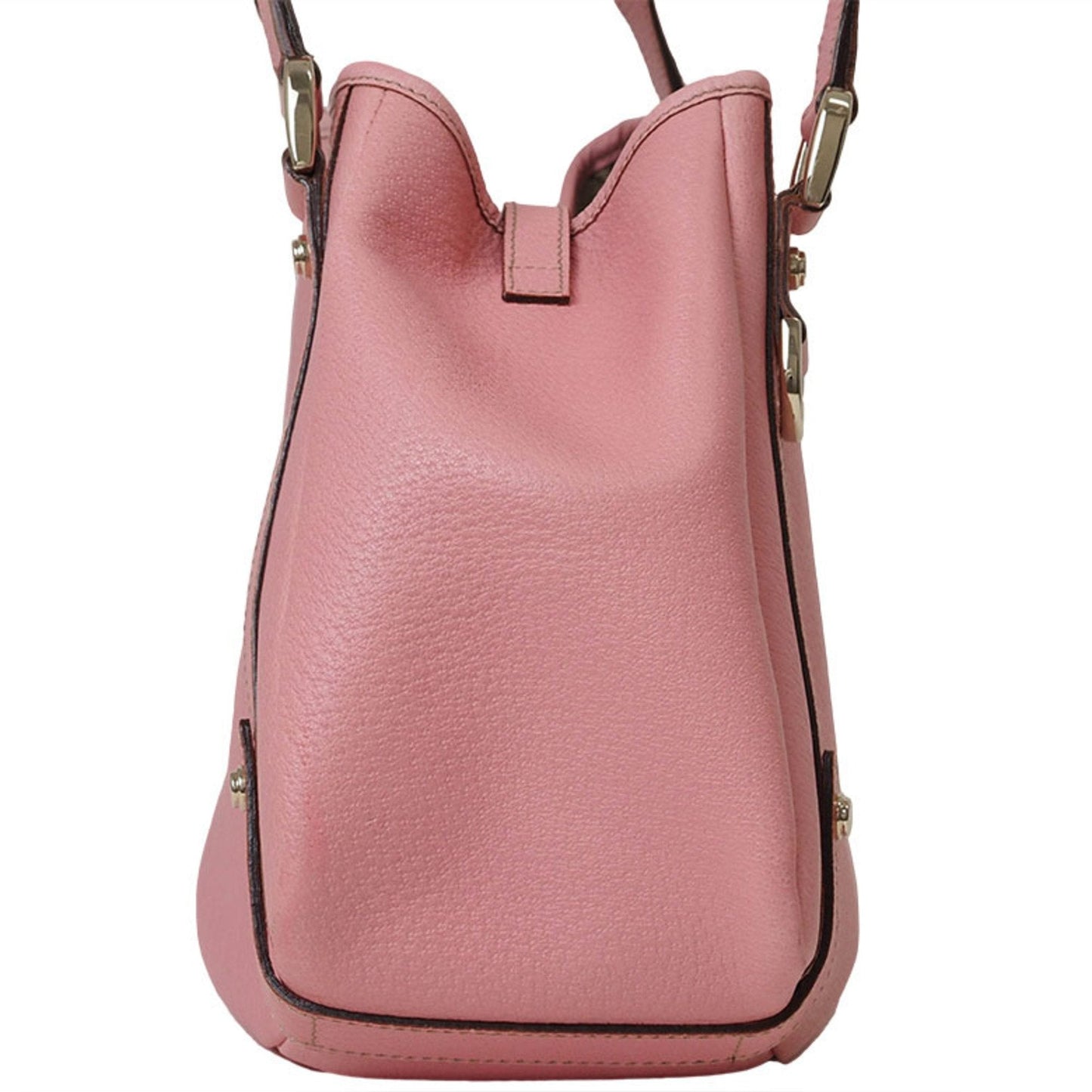 Gucci Pink Leather Handbag Shoulder Bag Tote Bag