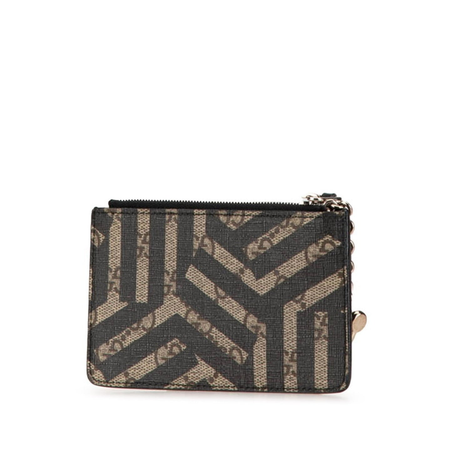 Gucci Black Khaki Pvc Leather Coin Purse/Coin Case